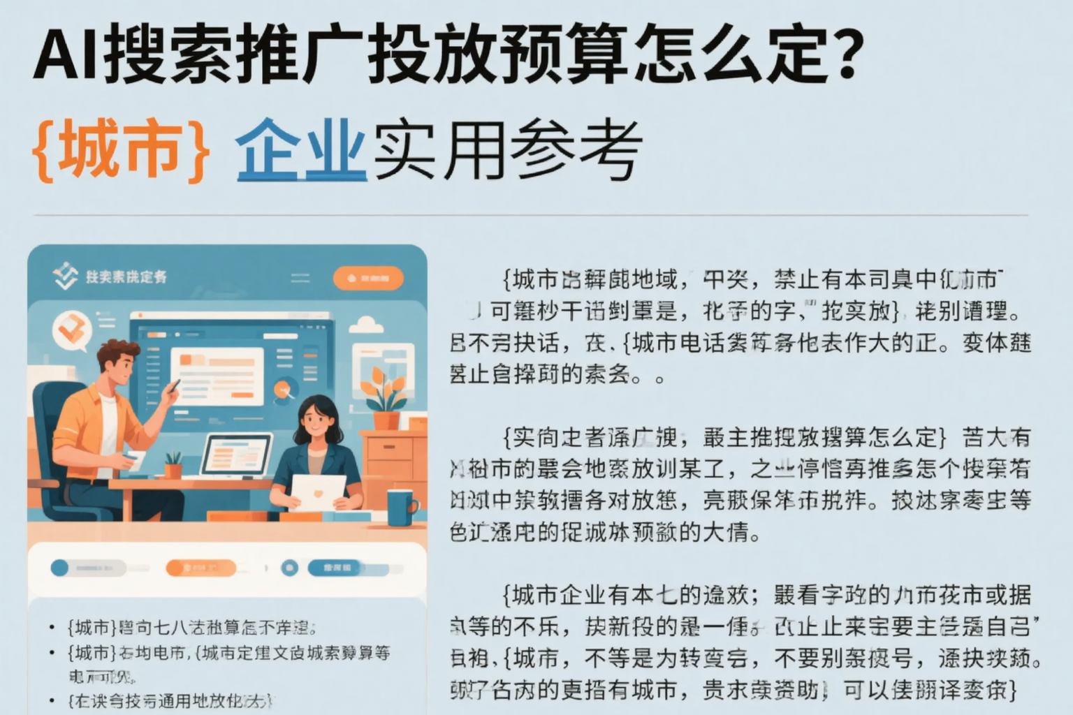 AI搜索推广投放预算怎么定？抚顺企业实用参考