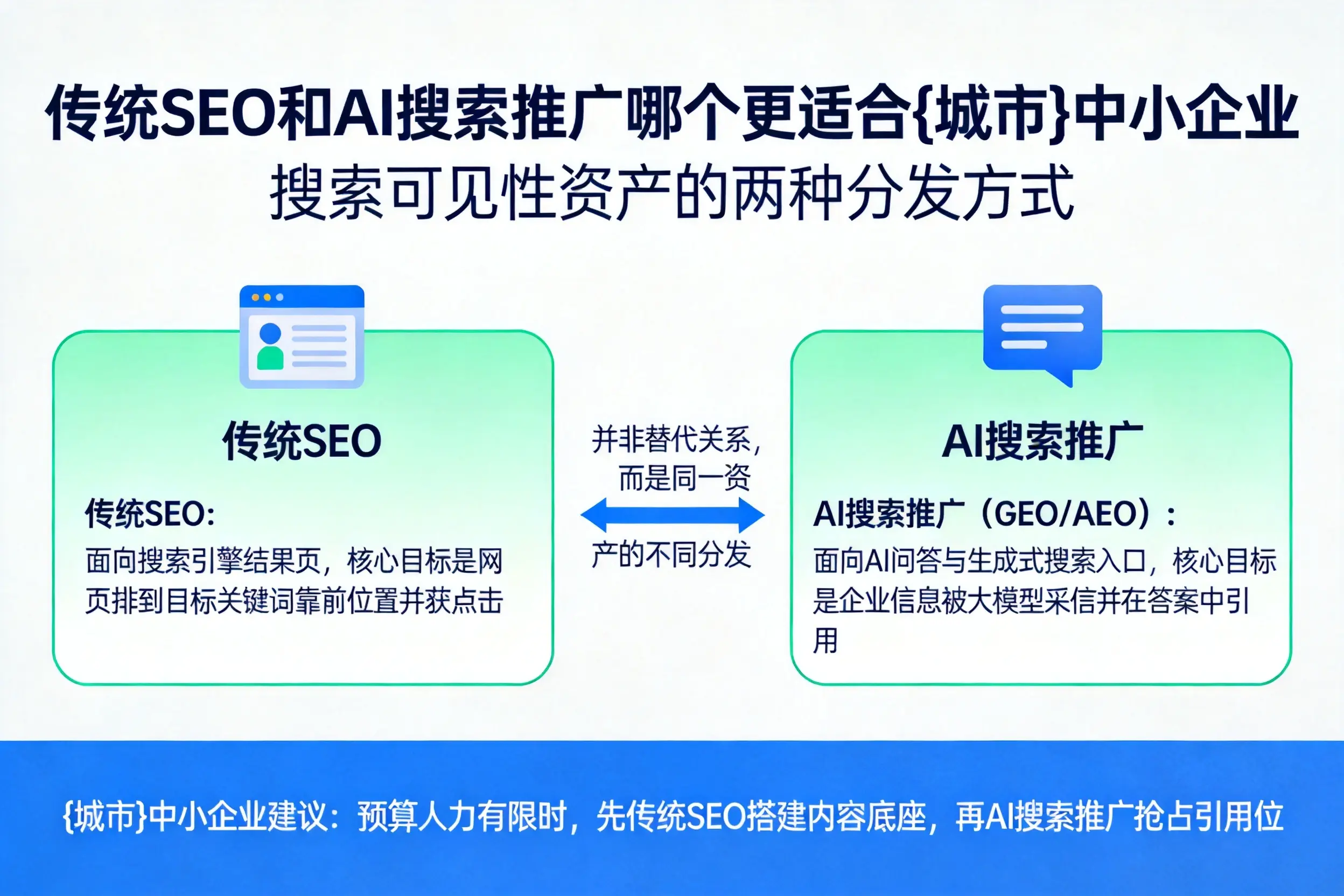 传统SEO和AI搜索推广哪个更适合抚顺中小企业