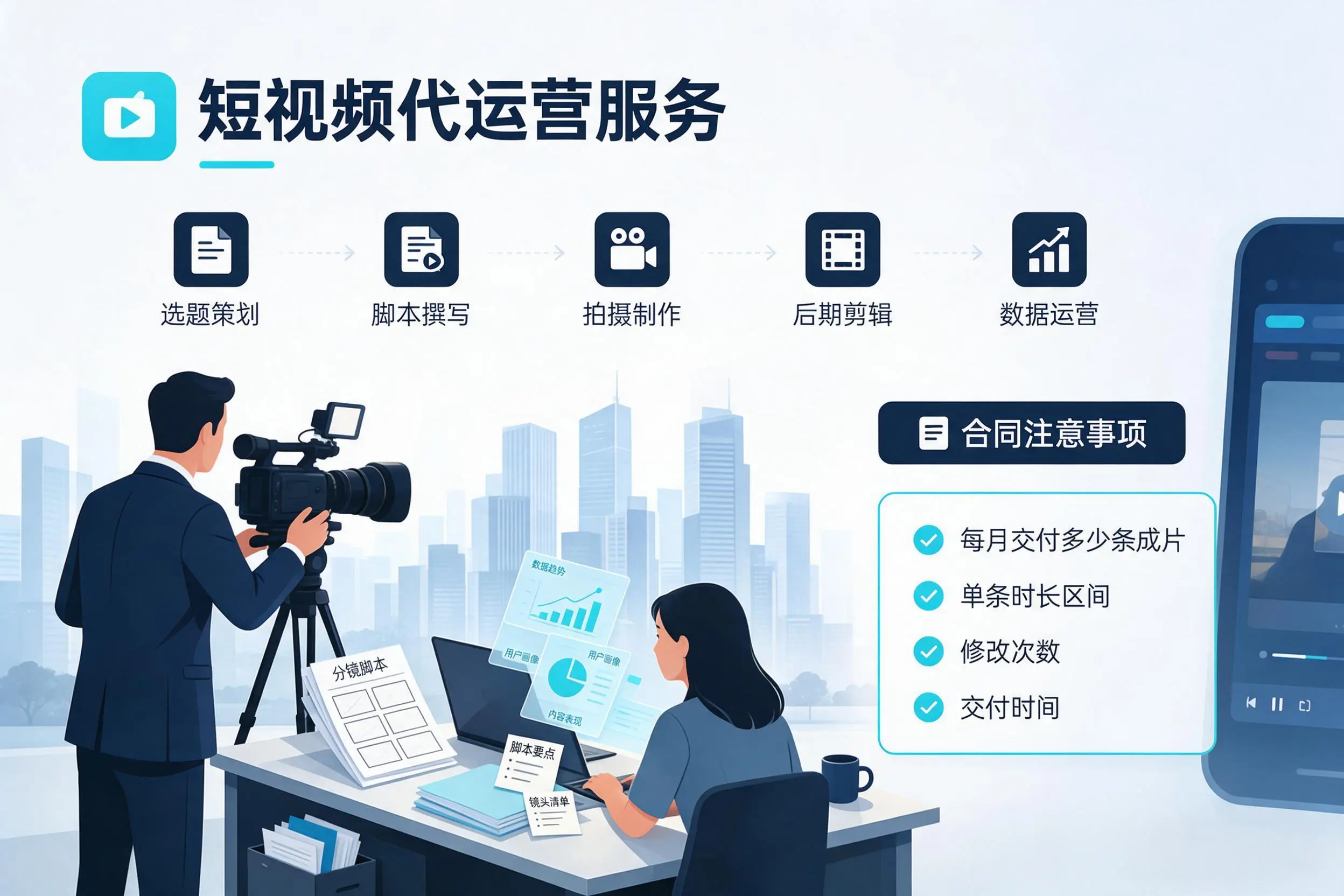 短视频代运营包含哪些服务？抚顺企业常见问题科普