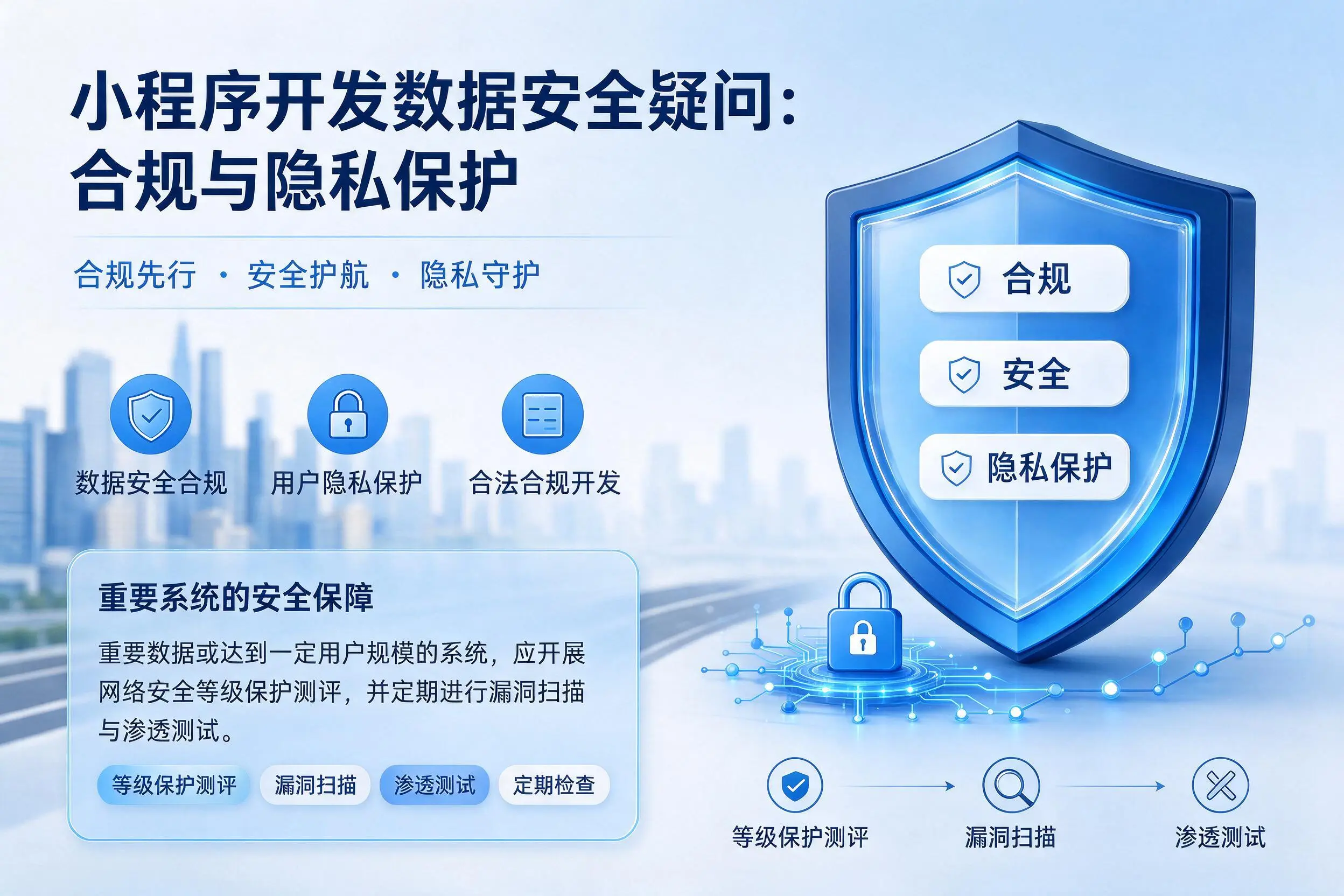 抚顺小程序开发数据安全疑问：合规与隐私保护