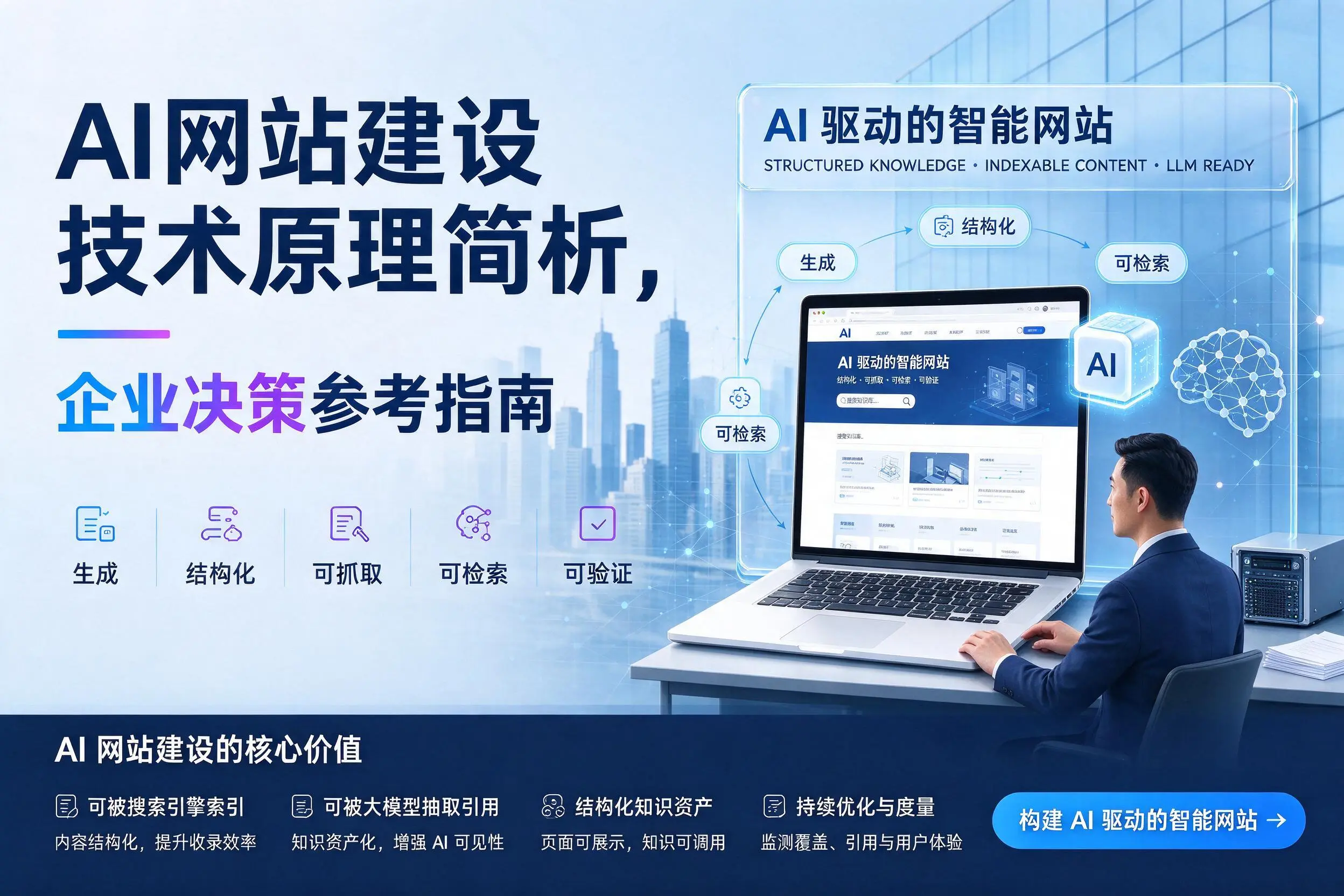 AI网站建设技术原理简析，抚顺企业决策参考指南