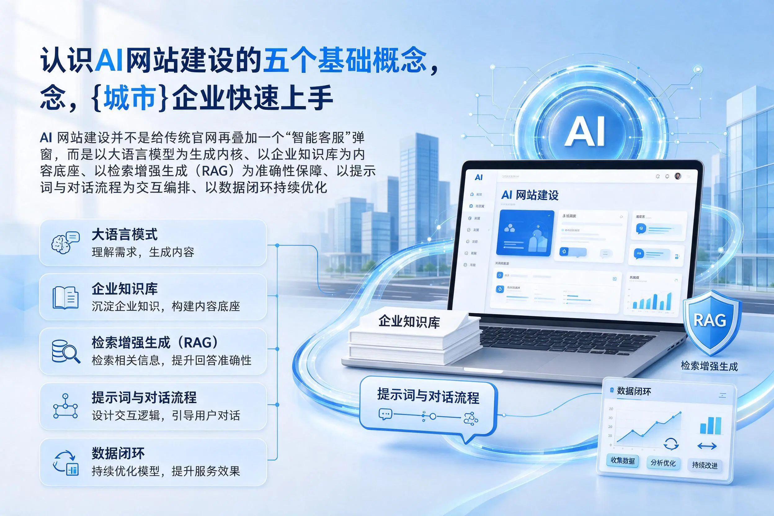 认识AI网站建设的五个基础概念，抚顺企业快速上手